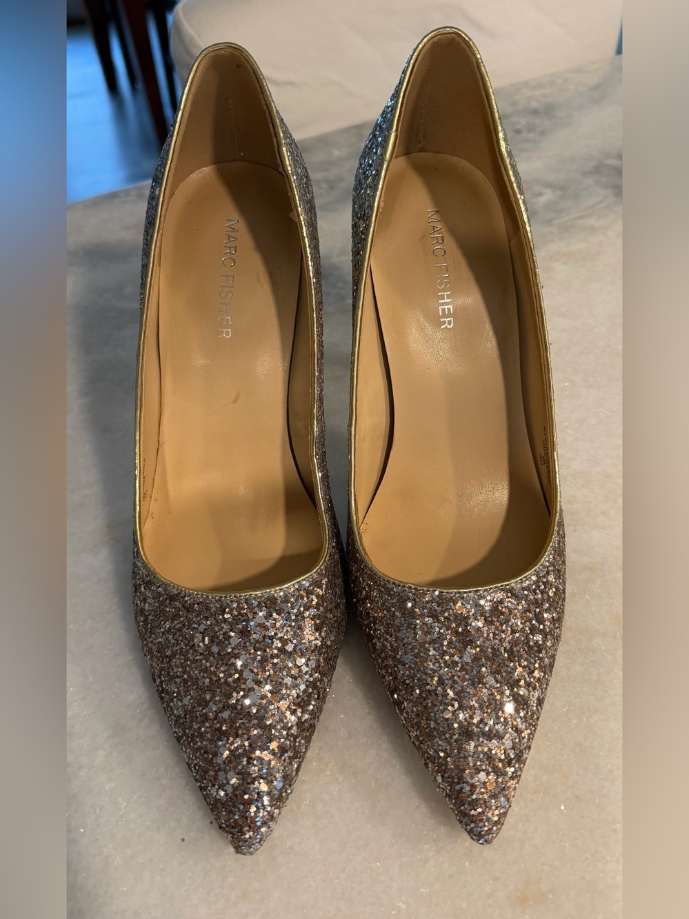 Marc Fisher Glitter Ombré Pointed-Toe High Heels ✨ Holiday Season is Near! ✨ - Picture 5 of 7